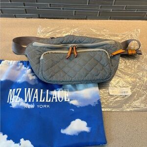 MZ Wallace Silver Reflective Metro Sling
